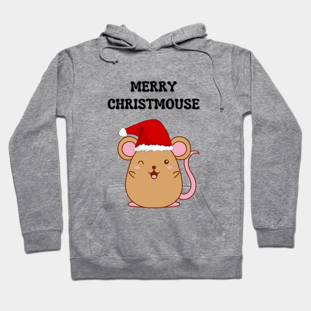 Merry Christmouse Hoodie by Mysticalart